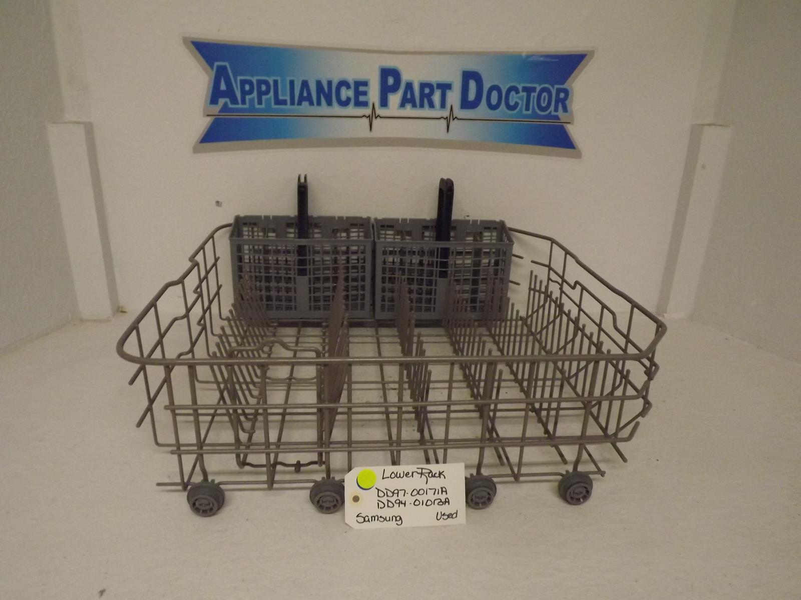 Samsung Dishwasher DD97-00171A  DD94-01013A Lower Rack Used