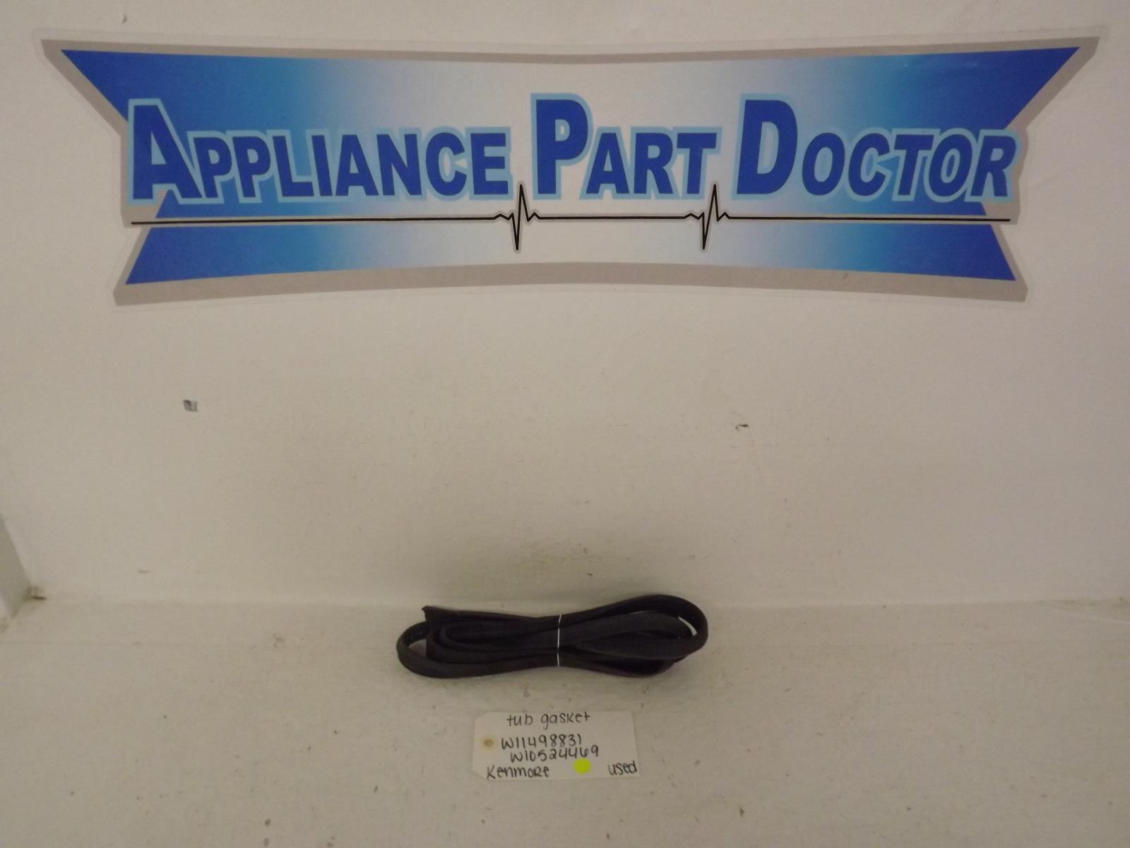 Kenmore Dishwasher W11498831 W10524469 Tub Gasket Used