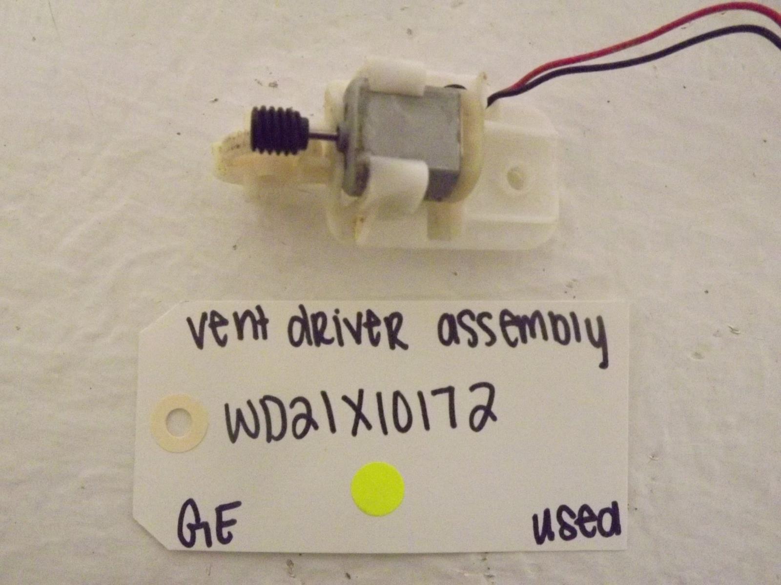 GE Dishwasher WD21X10172 Vent Driver Assembly Used
