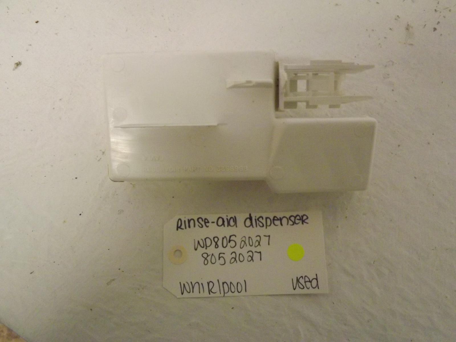 Whirlpool Dishwasher WP8052027 8052027 Rinse-Aid Dispenser Used