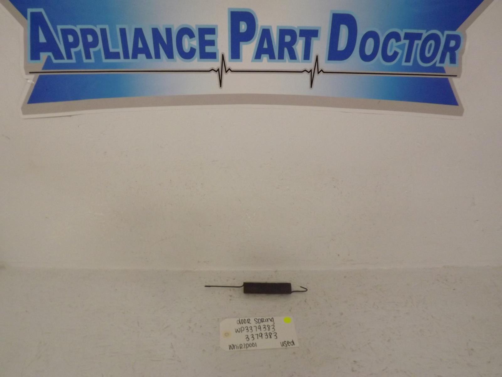 Whirlpool Dishwasher WP3379383 3379383 Door Spring Used