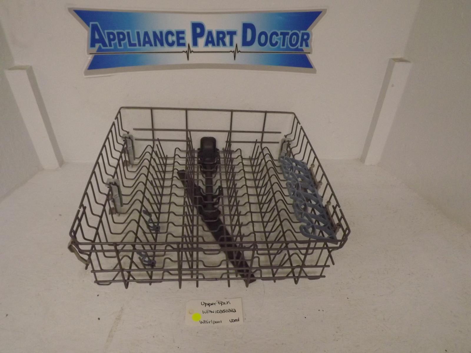 Whirlpool Dishwasher WPW10350382 Upper Rack Used
