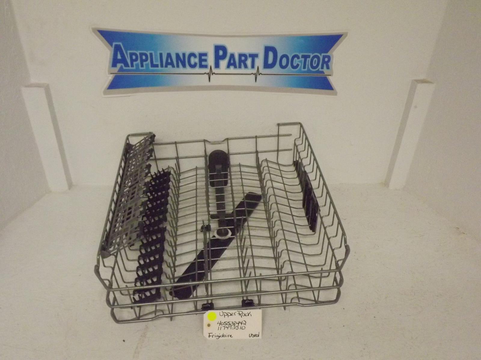 Frigidaire Dishwasher 405538442  117492510 Upper Rack Used