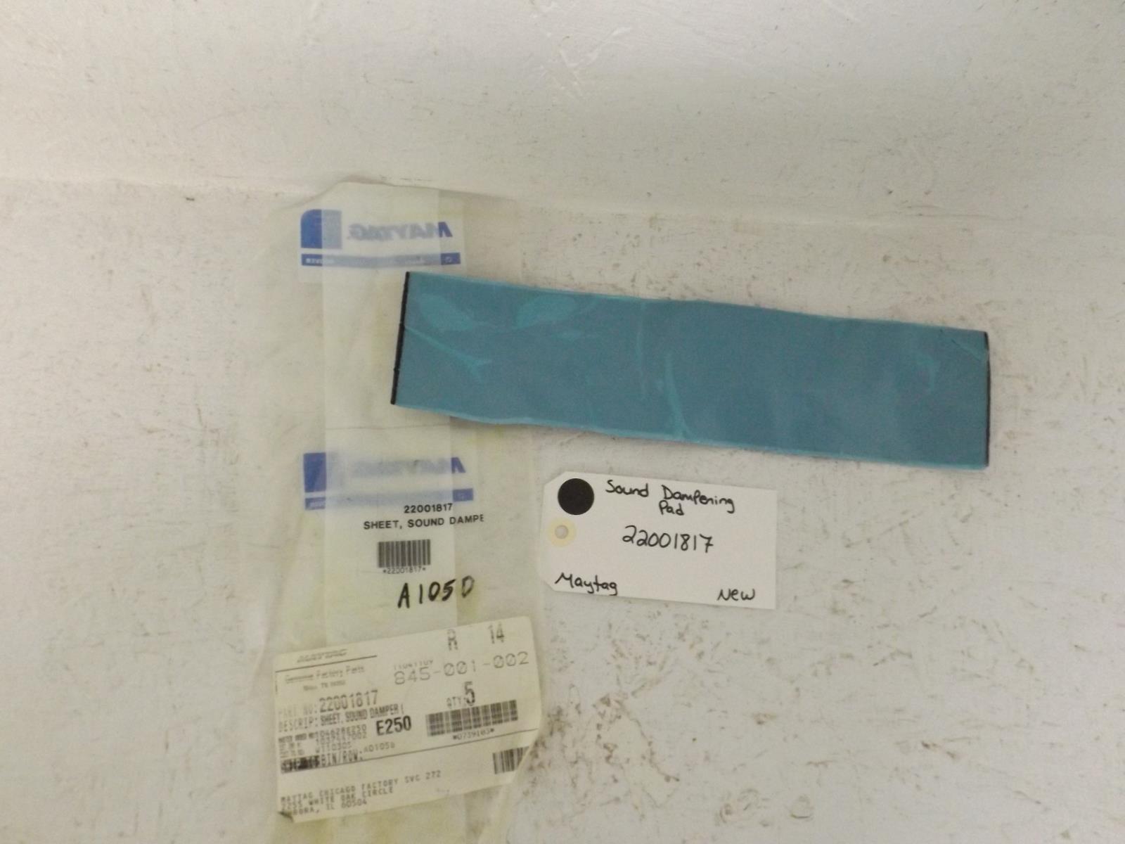 Maytag Washer 22001817 Sound Dampening Pad New