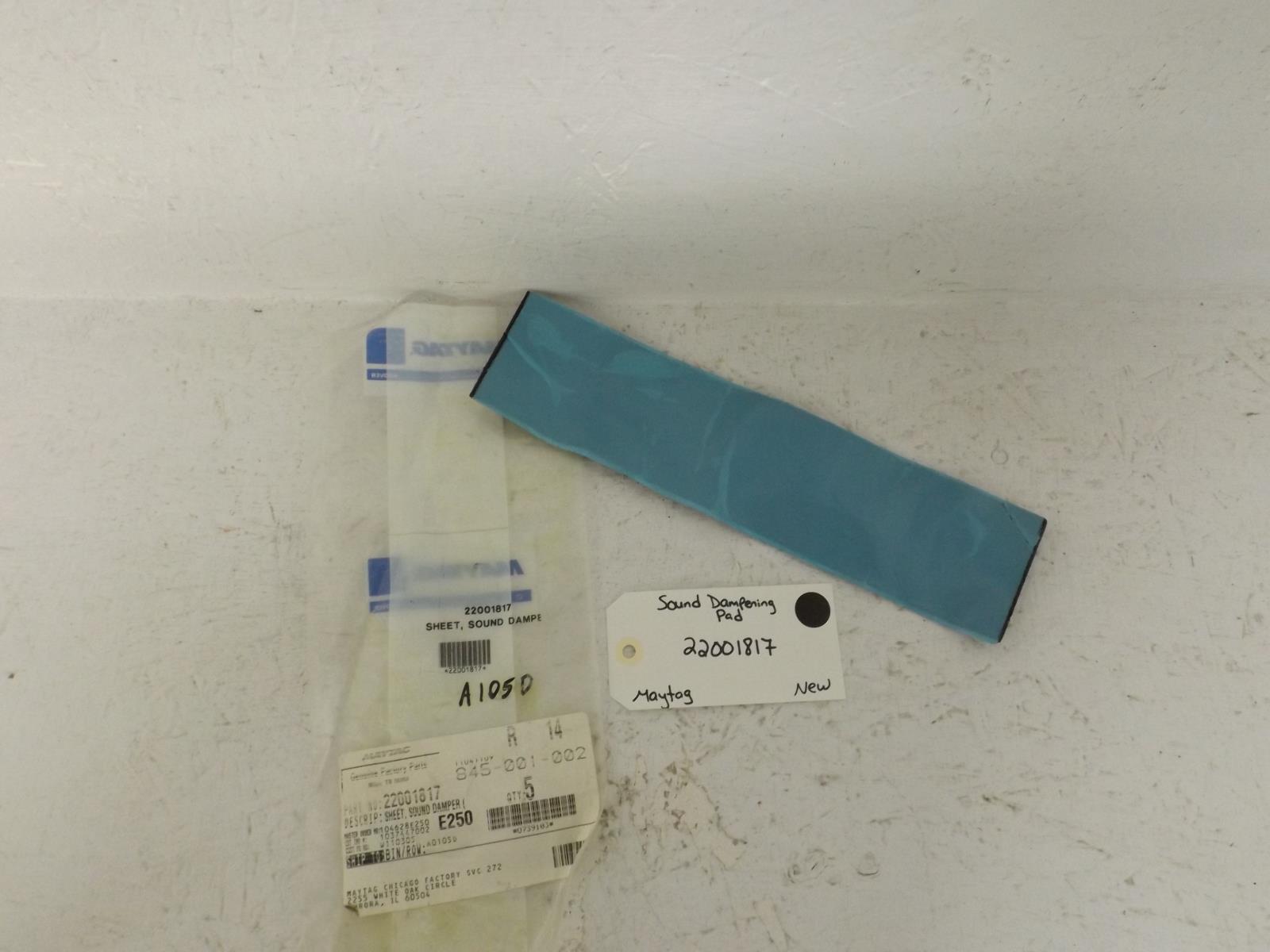 Maytag Washer 22001817 Sound Dampening Pad New