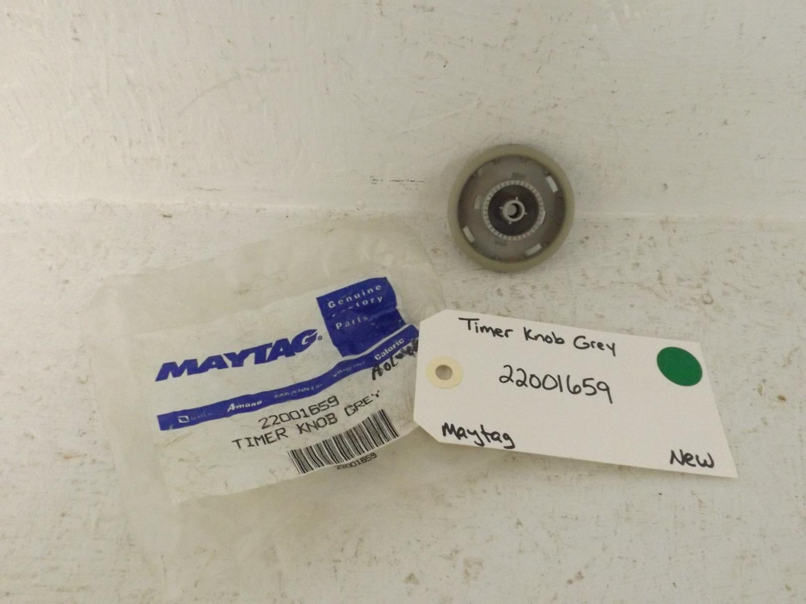 Maytag Dryer 22001659 Timer Knob Grey New