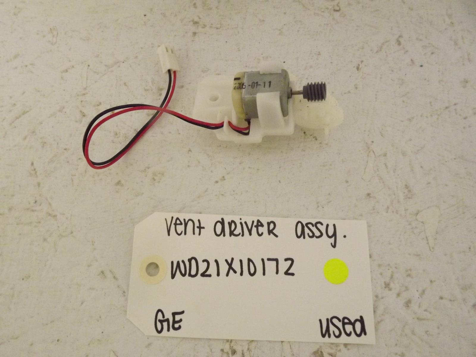 GE Dishwasher WD21X10172 Vent Driver Assembly Used