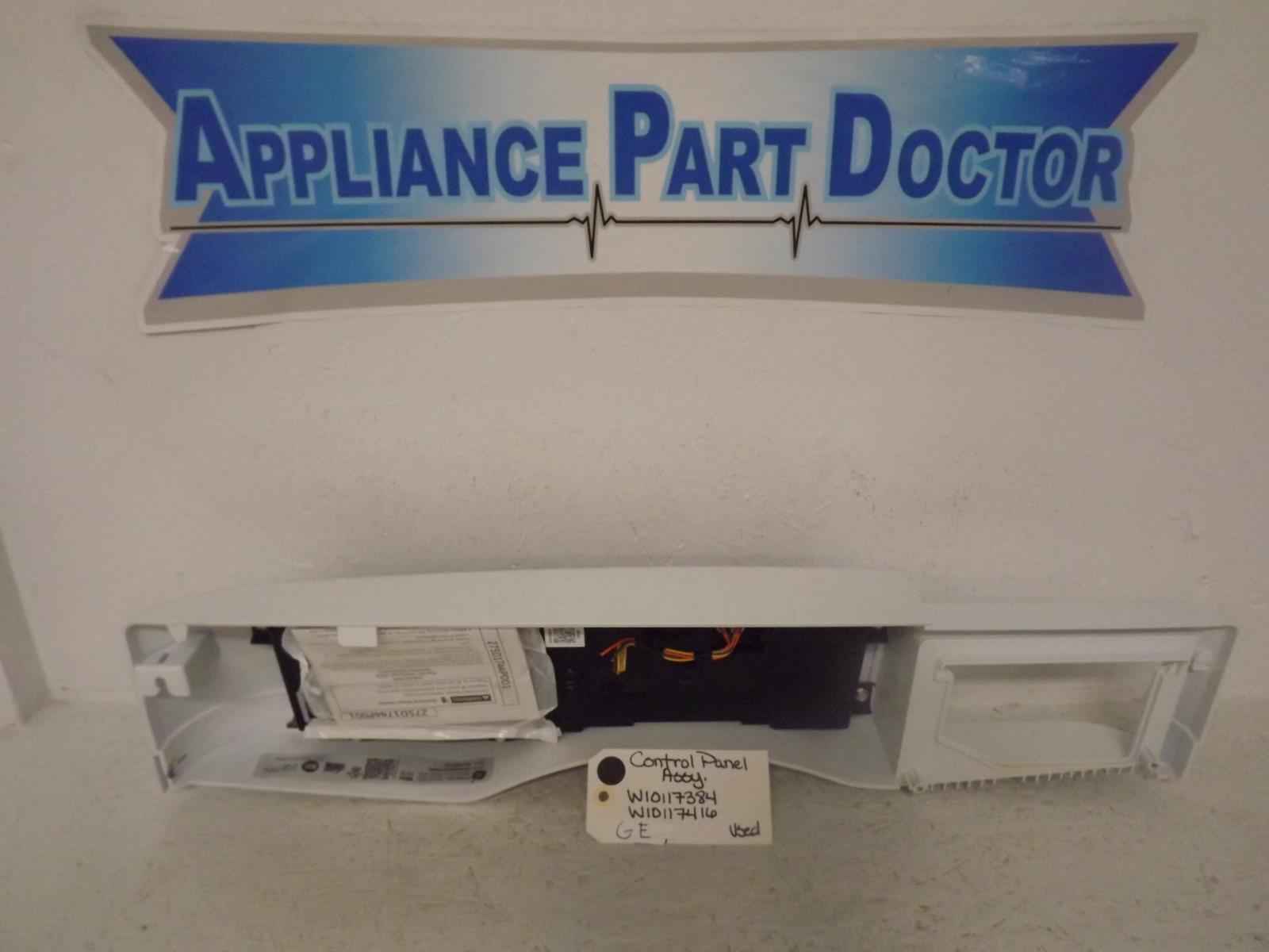 GE Washer WH42X10989  WH12X25837  Control Panel Assembly Used