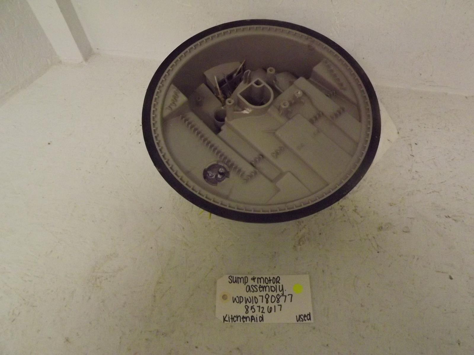 Kenmore Dishwasher WPW10780877 8572617 Sump & Motor Assembly Used