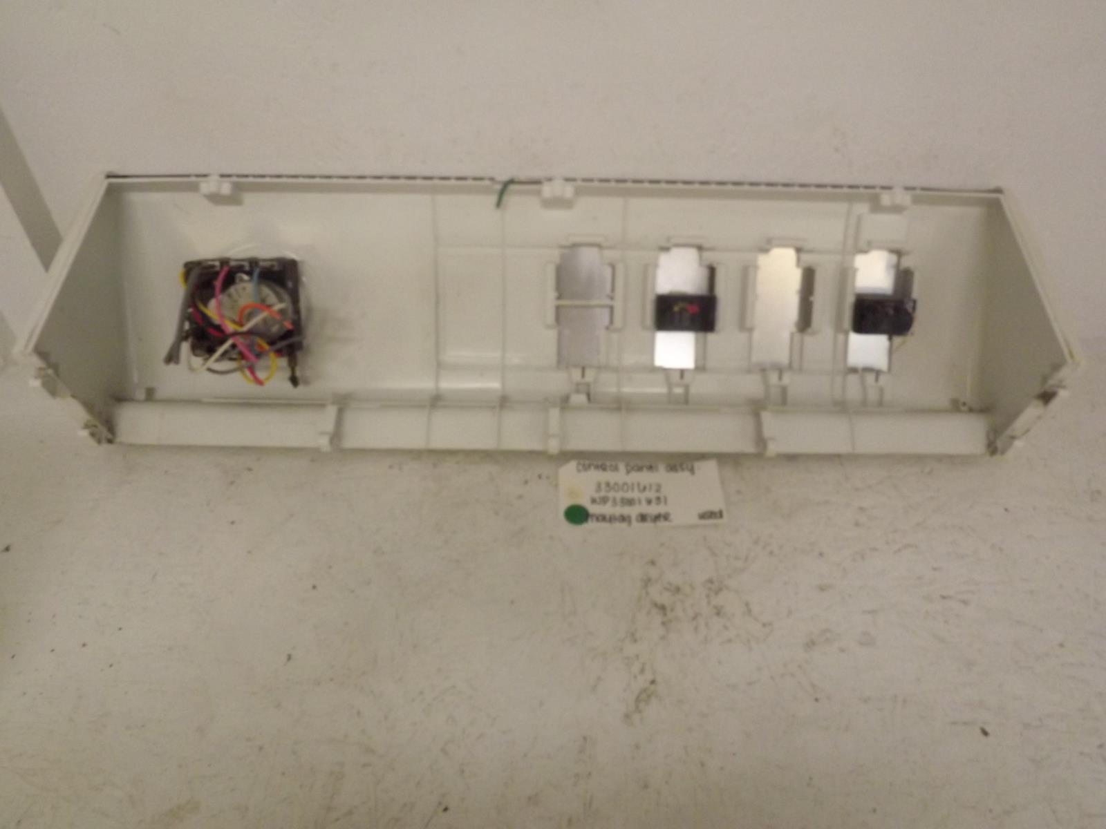 Maytag Dryer 33001612 WP33001631 Control Panel Assembly Used
