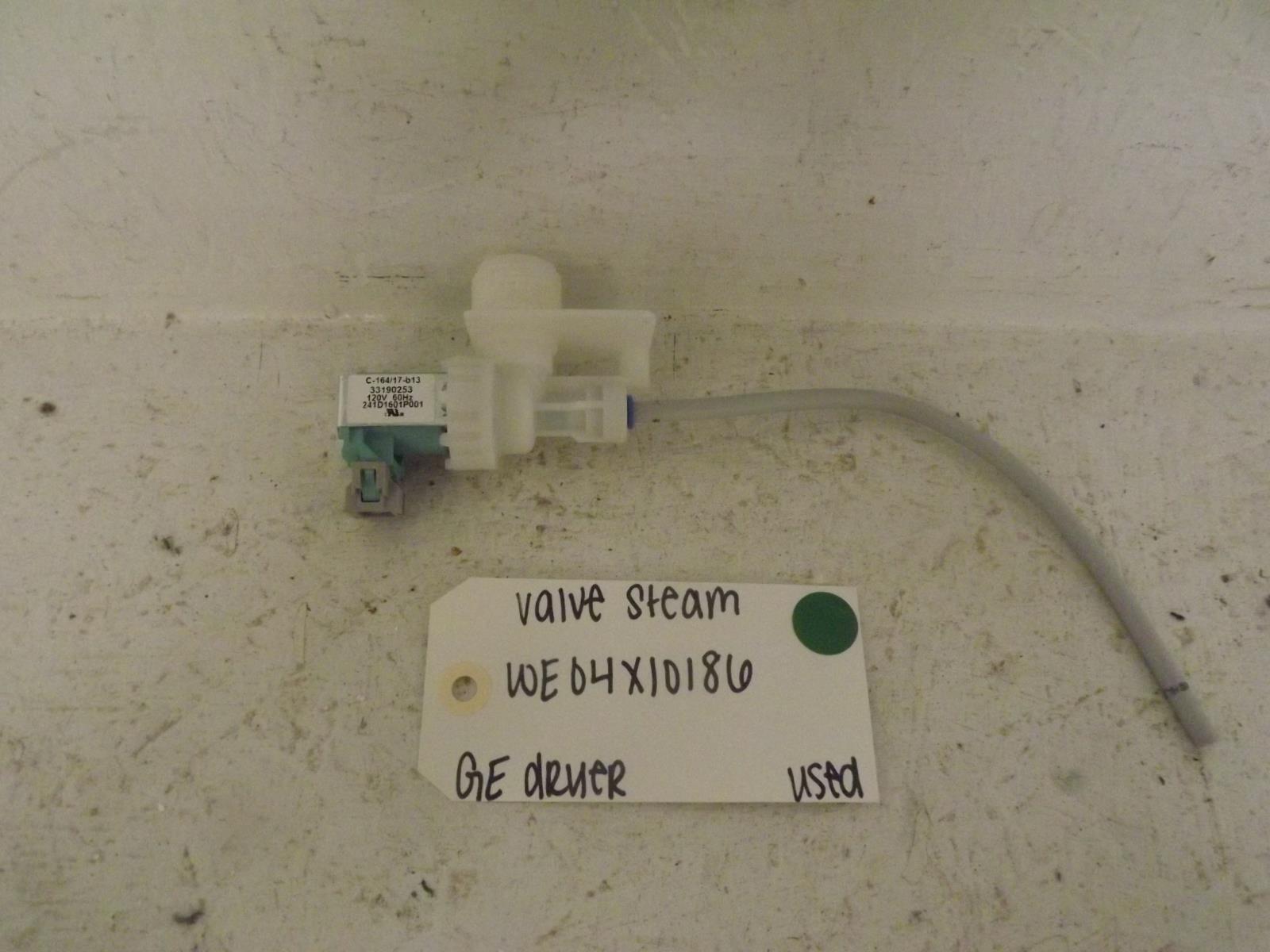 GE Dryer WE04X10186 Valve Steam Used