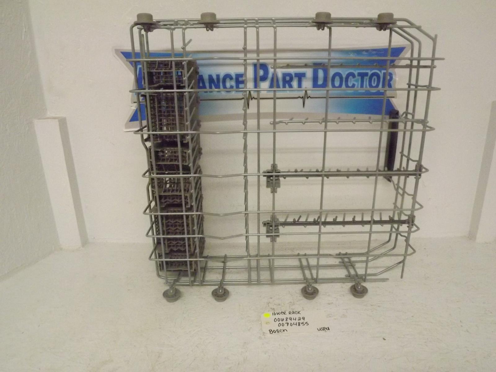 Bosch Dishwasher 00689429 00704855 Lower Rack Used