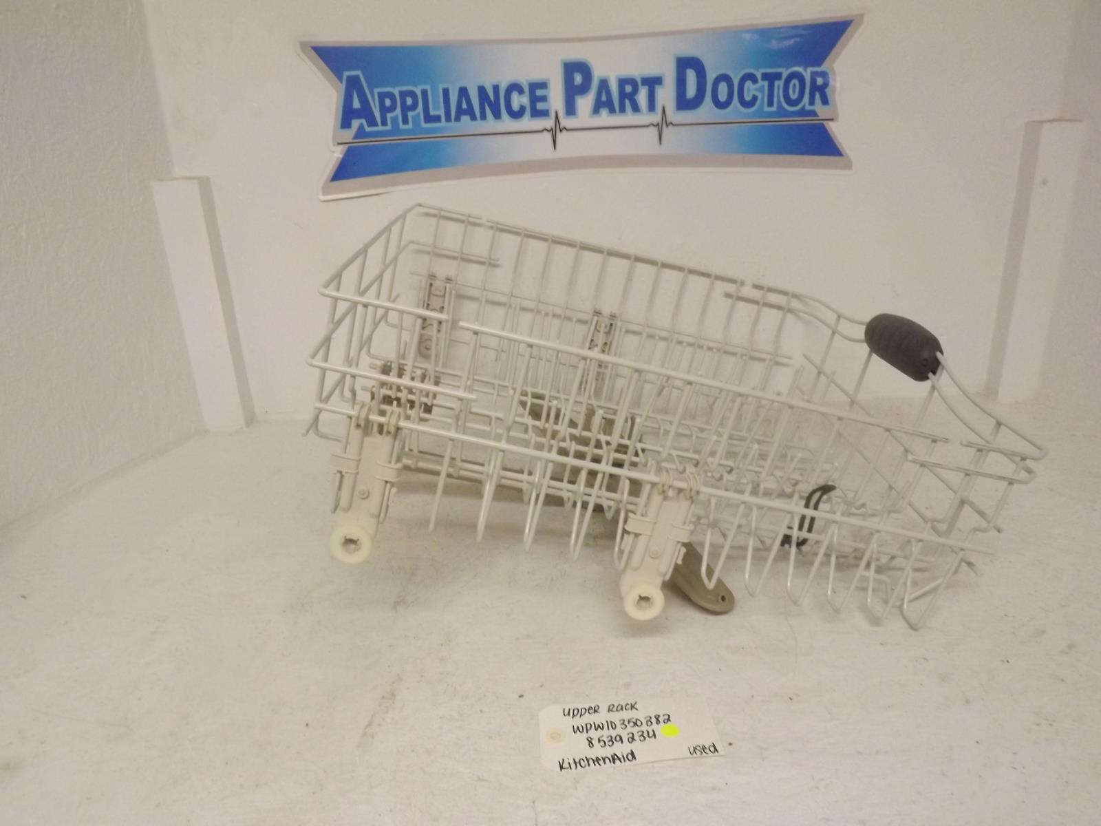 KitchenAid Dishwasher WPW10350382 8539234 Upper Rack Used