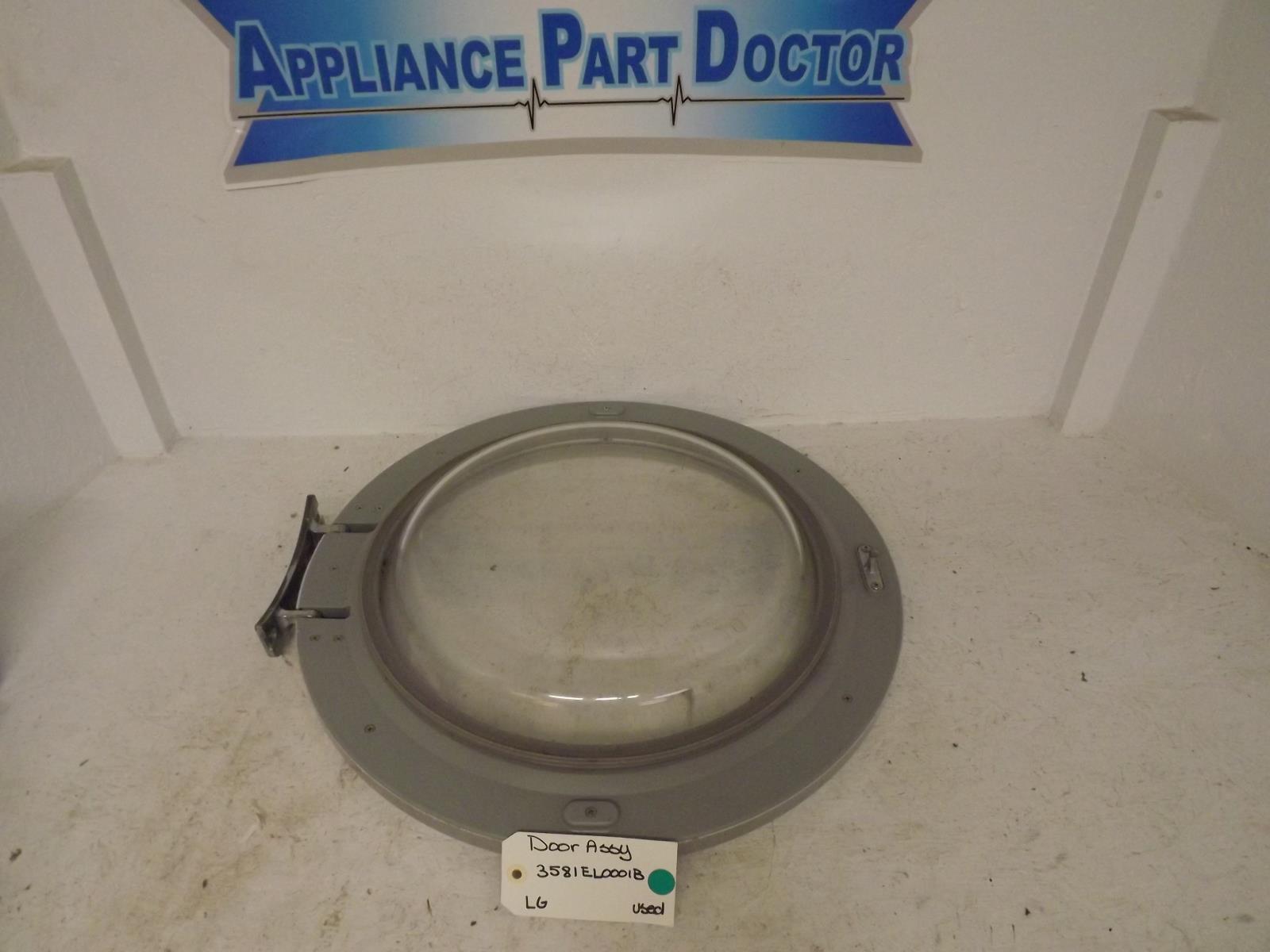 LG Dryer 3581EL0001B Door Assy Used