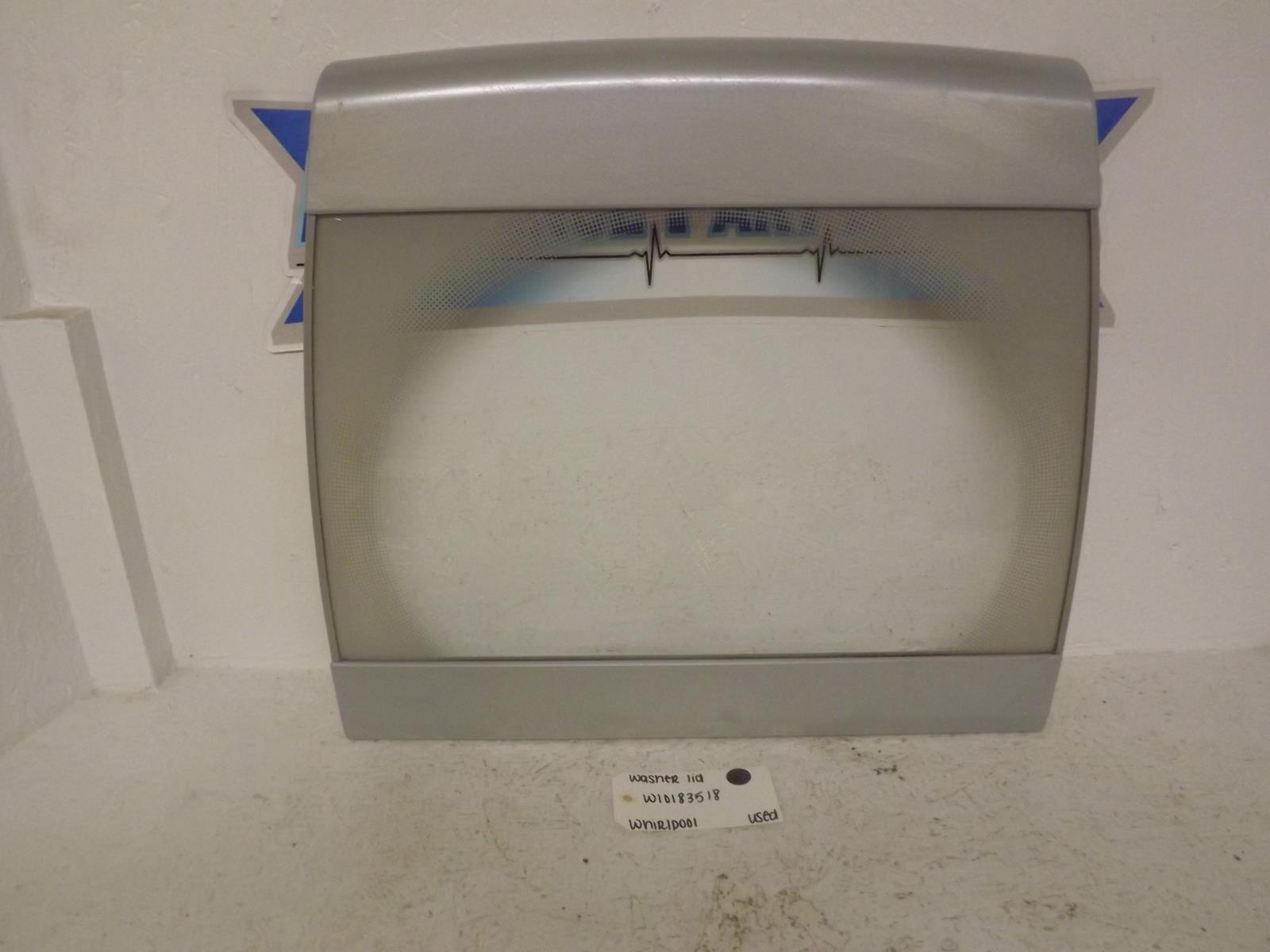 Whirlpool Washer W10183518 Lid Used