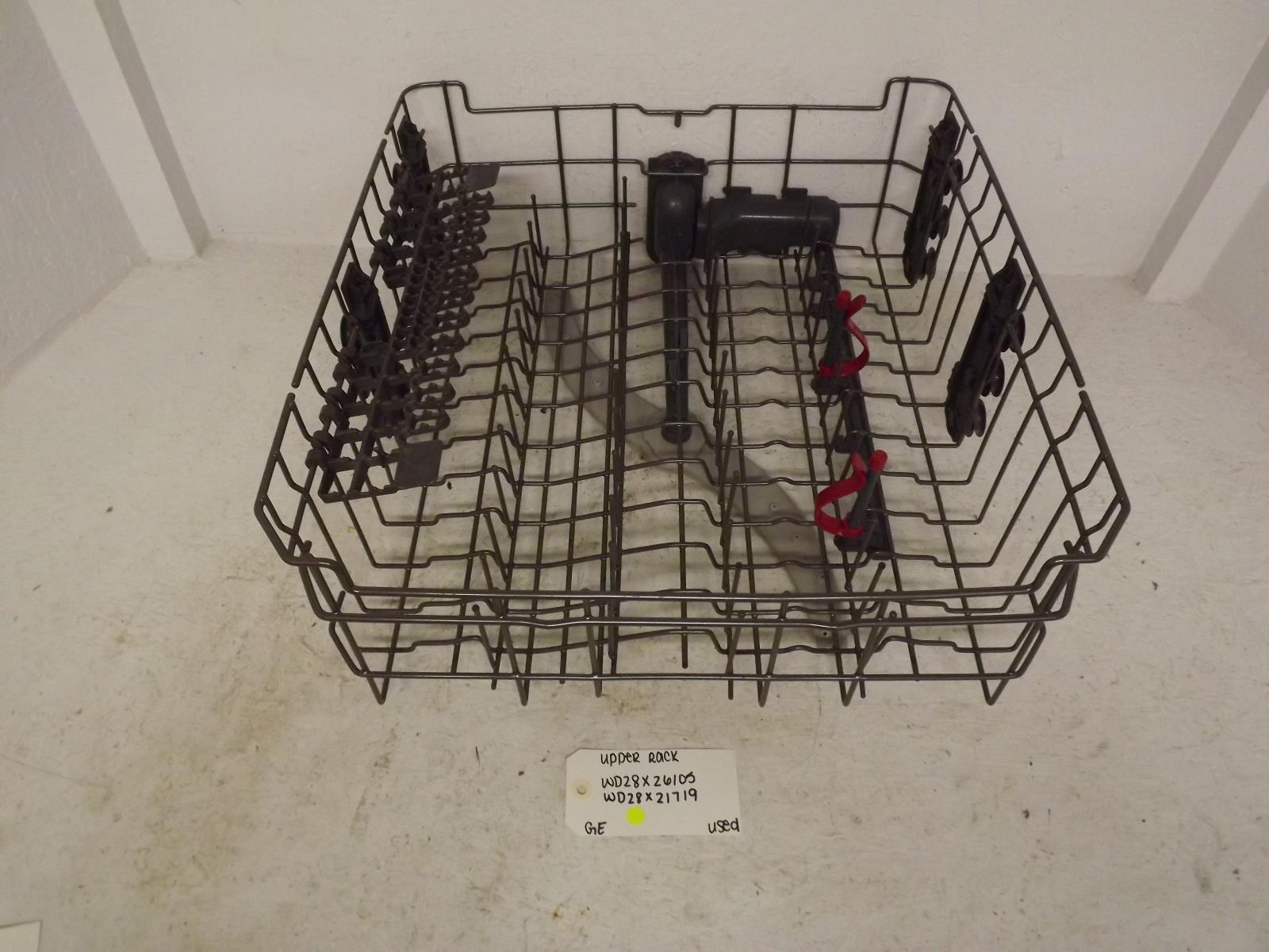 GE Dishwasher WD28X26105 WD28X21719 Upper Rack Used