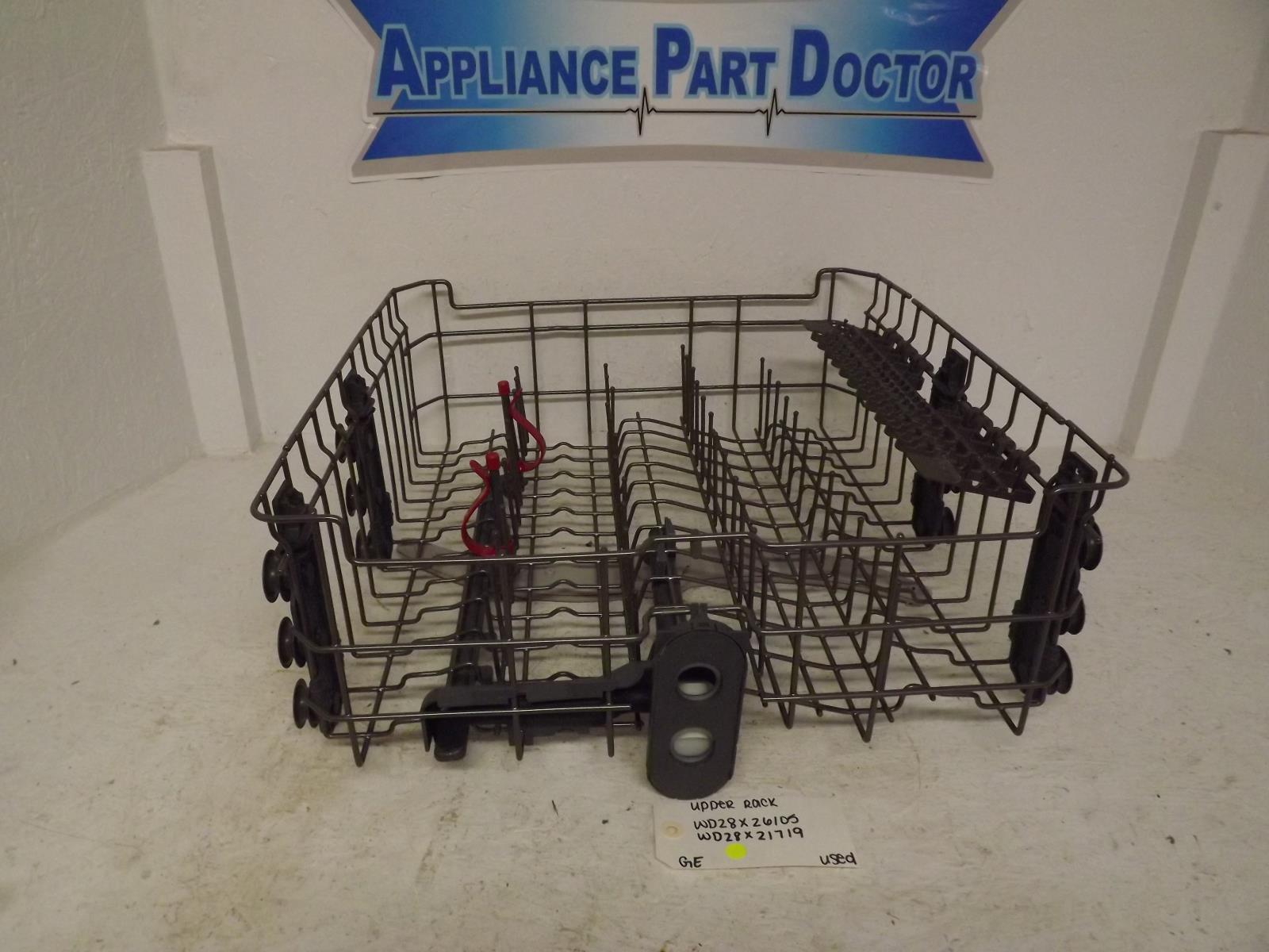 GE Dishwasher WD28X26105 WD28X21719 Upper Rack Used