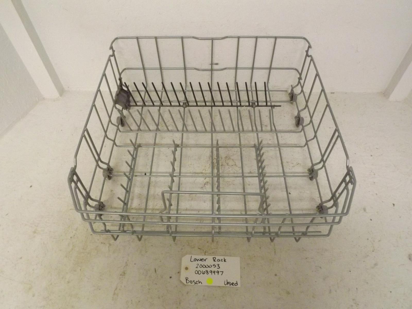 Bosch Dishwasher 00689997 2000053 Lower Rack Used