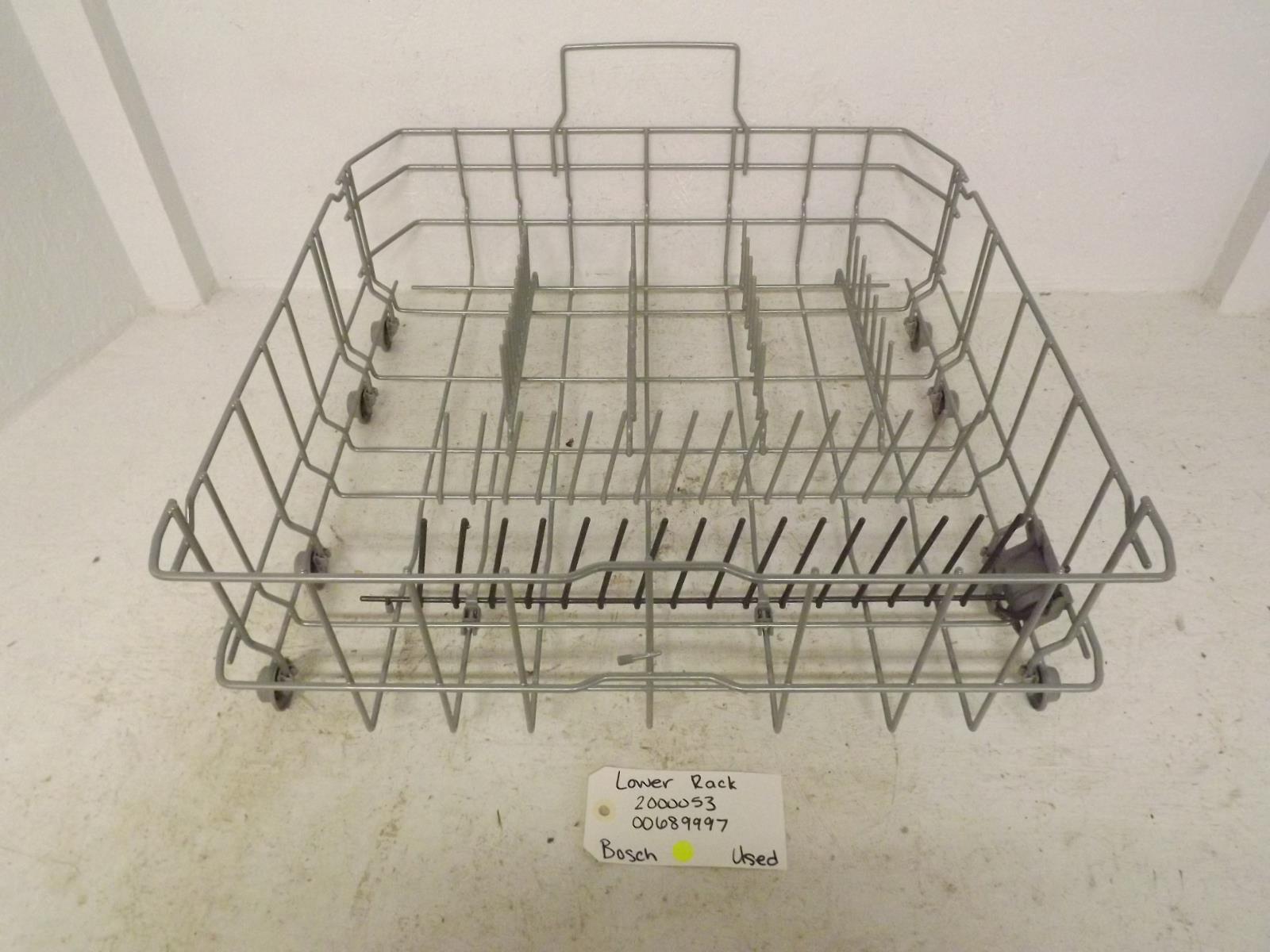 Bosch Dishwasher 00689997 2000053 Lower Rack Used