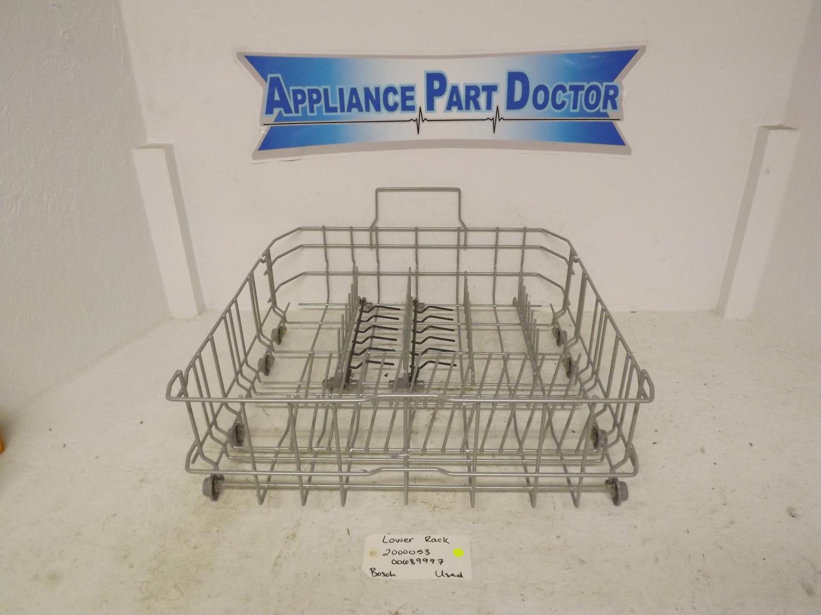 Bosch Dishwasher 200053 00689997 Lower Rack Used