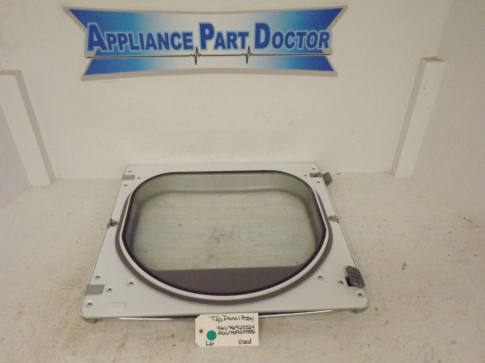 LG Dryer AGU72925524  AGU72925502  Top Panel Lid Assy Used