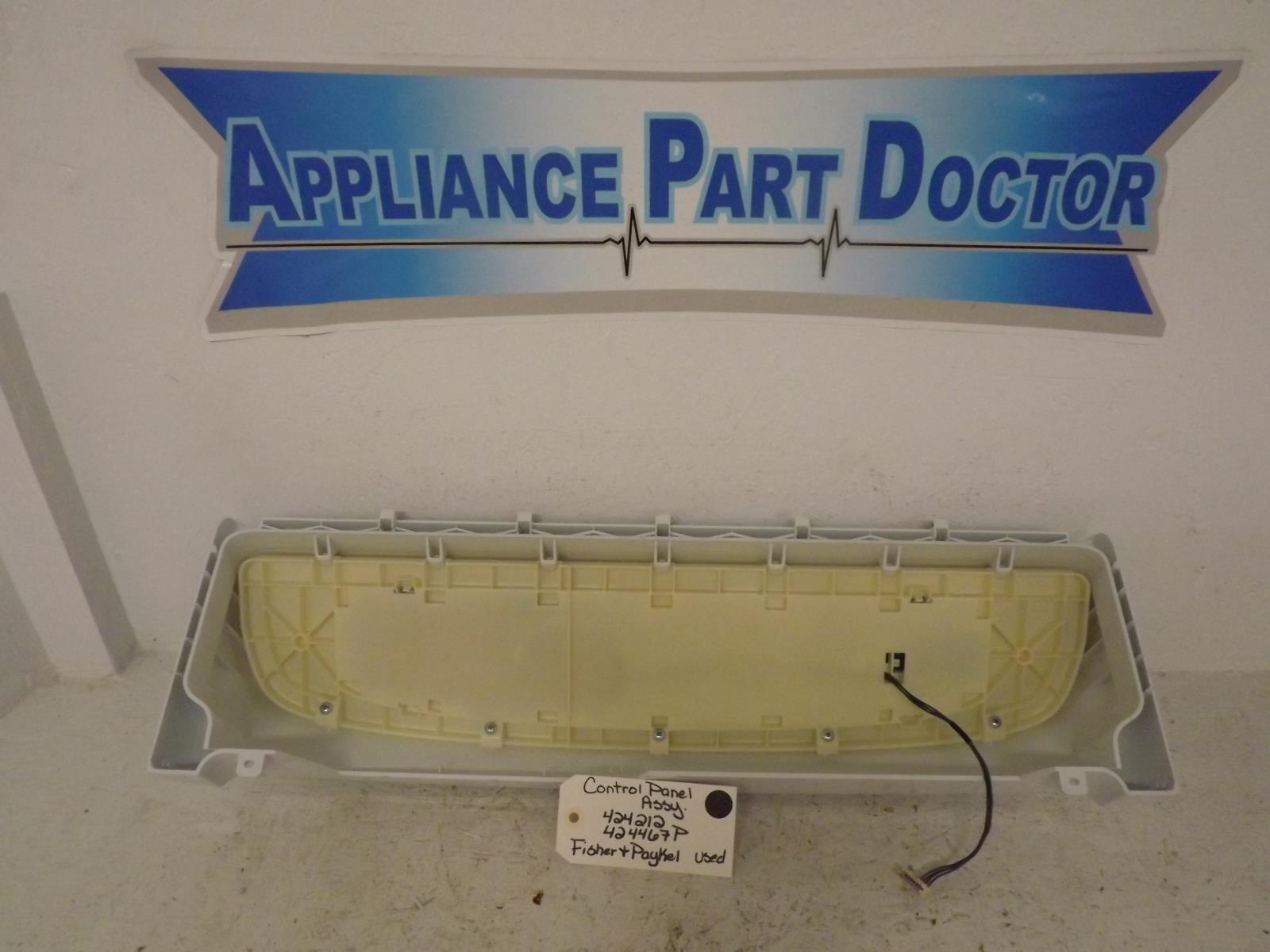 Fisher & Paykel Washer 424212  424467P Control Panel Assy Used