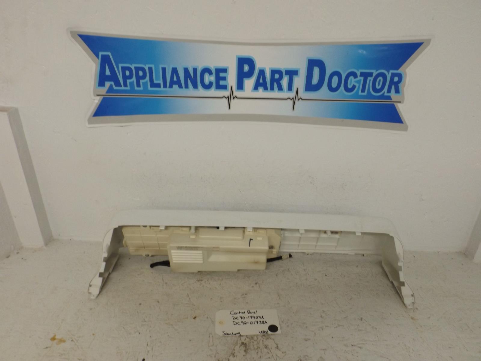 Samsung Washer DC90-17927A  DC92-01738A Control Panel Used