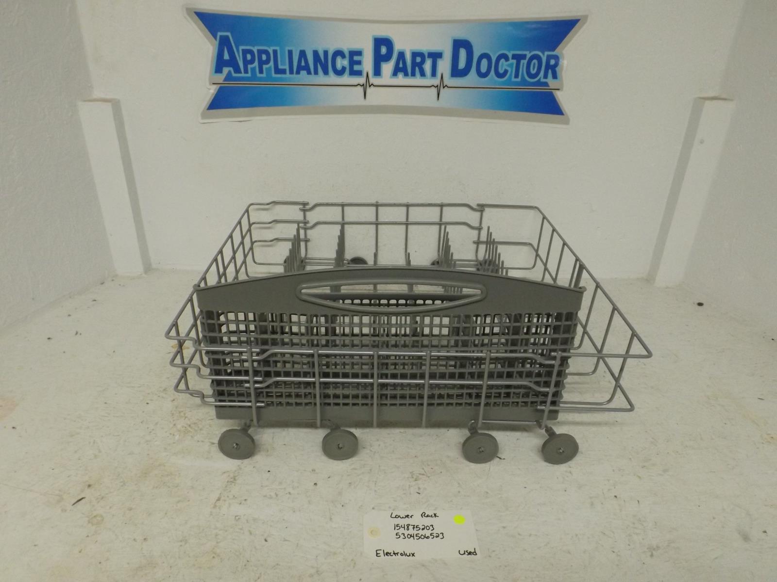 Electrolux Dishwasher 154875203  5304506523 Lower Rack Used