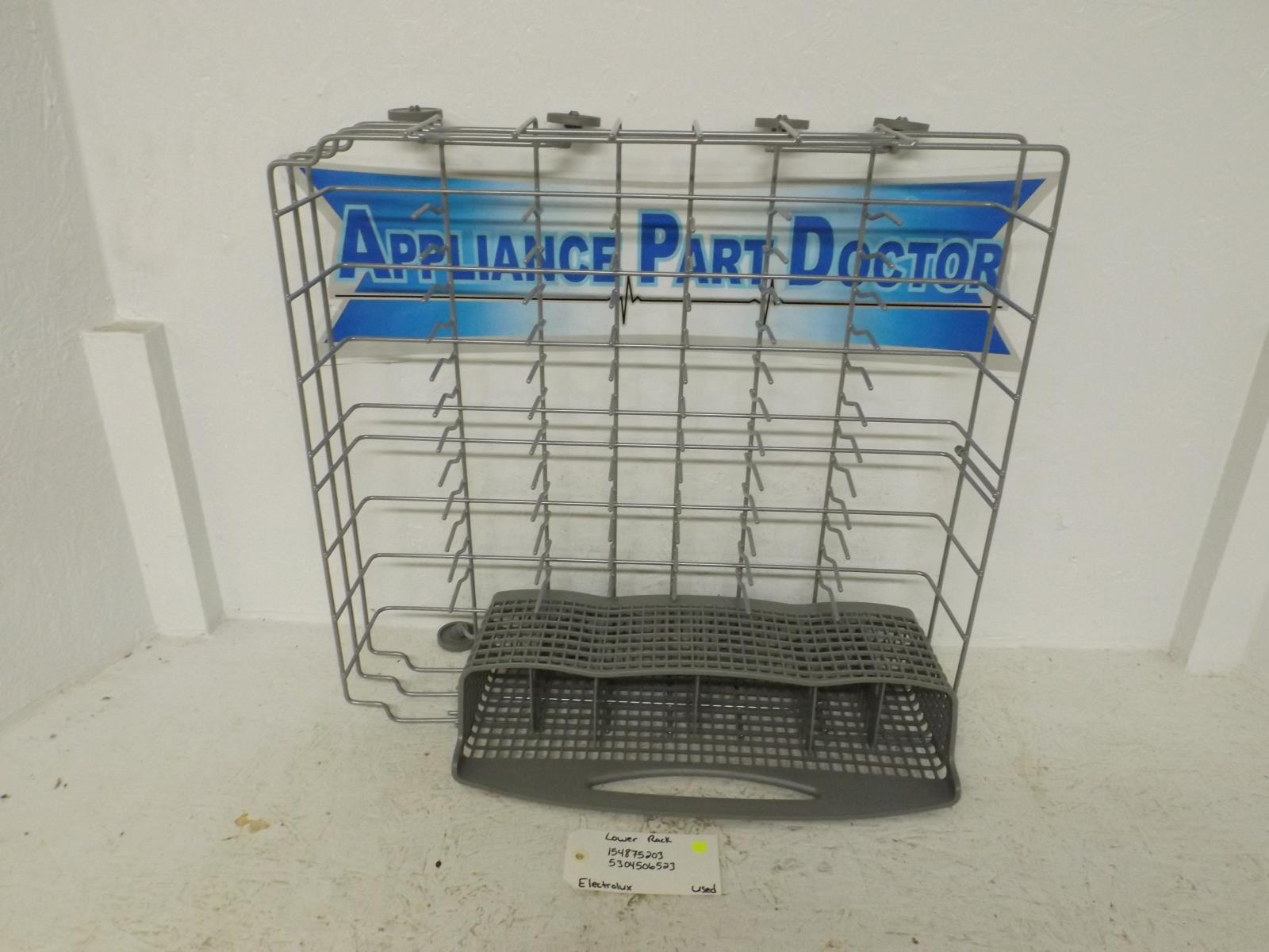 Electrolux Dishwasher 154875203  5304506523 Lower Rack Used