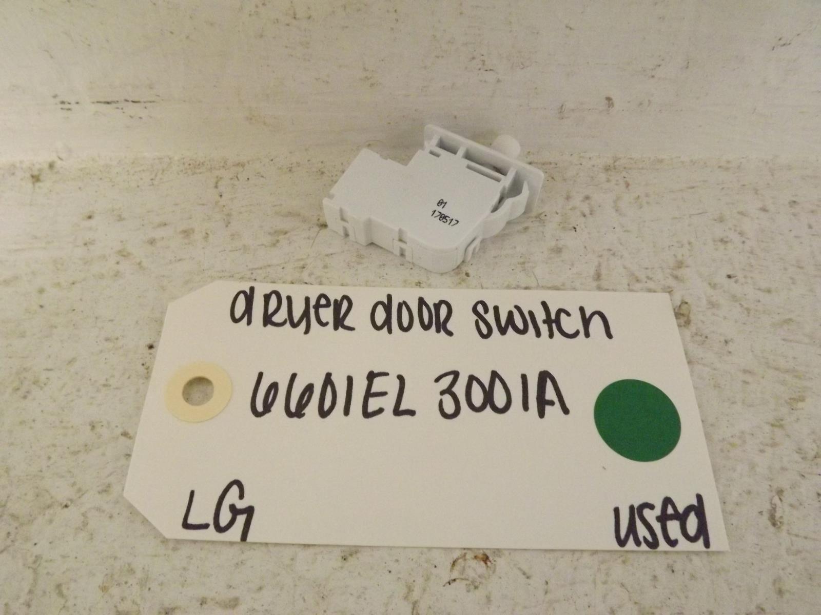 LG Dryer 6601EL3001A Door Switch Used