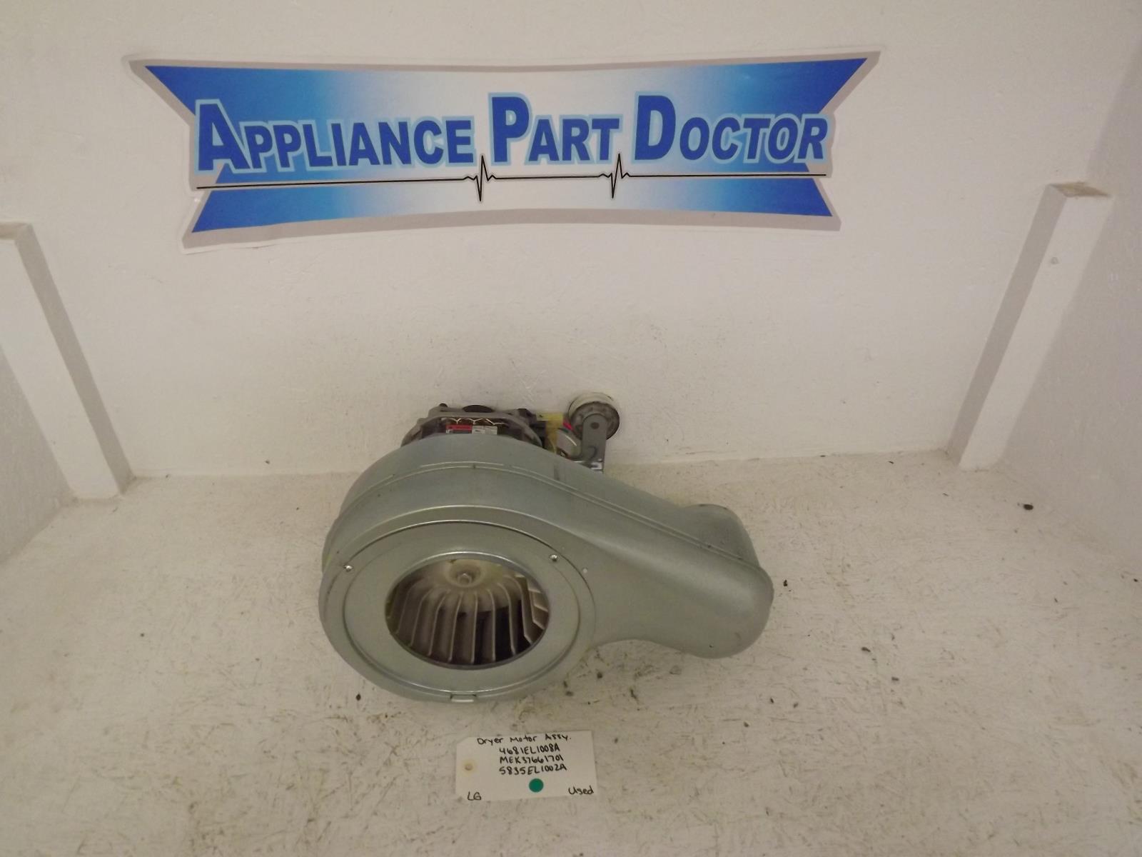 LG Dryer 4681EL1008A MEK37661701 5835EL1002A Motor Assembly Used