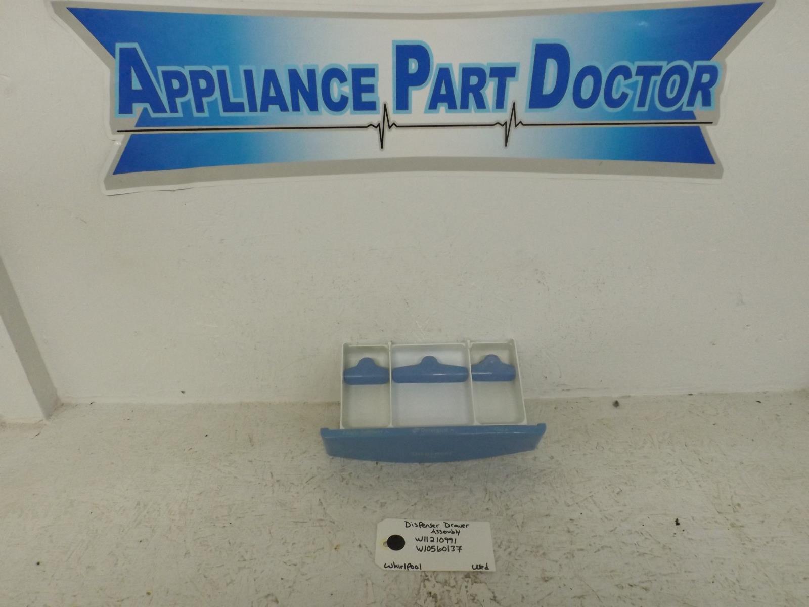 Whirlpool Washer W11210991  W10560137 Dispenser Drawer Assembly Used