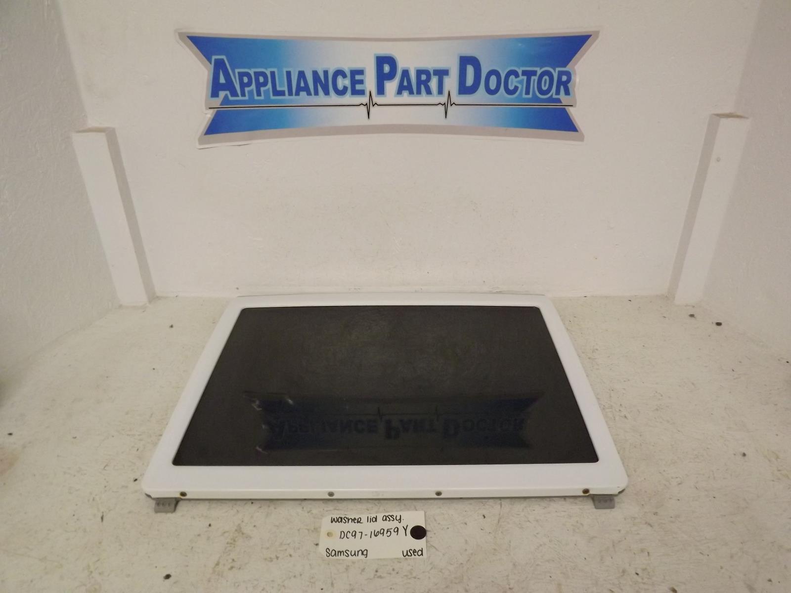 Samsung Washer DC97-16959Y Lid Assembly Used
