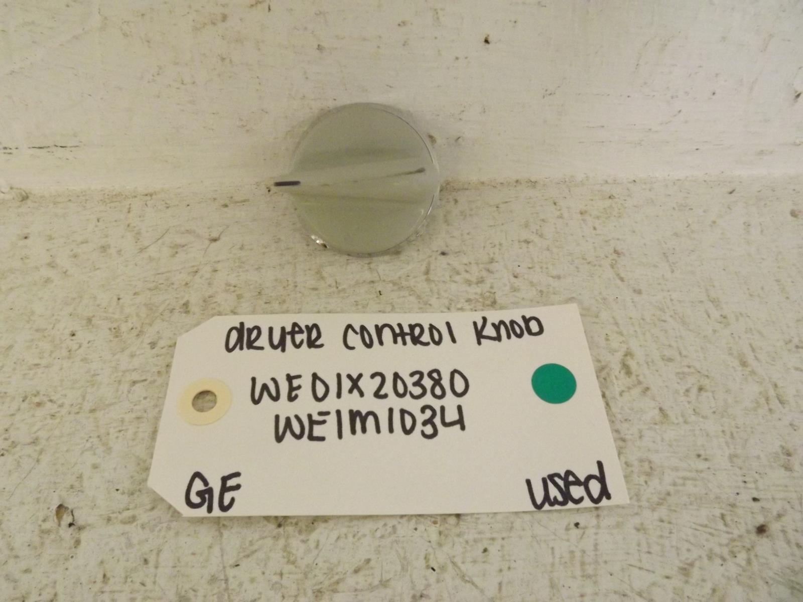 GE Dryer WE01X20380 WE1M1034 Control Knob Used