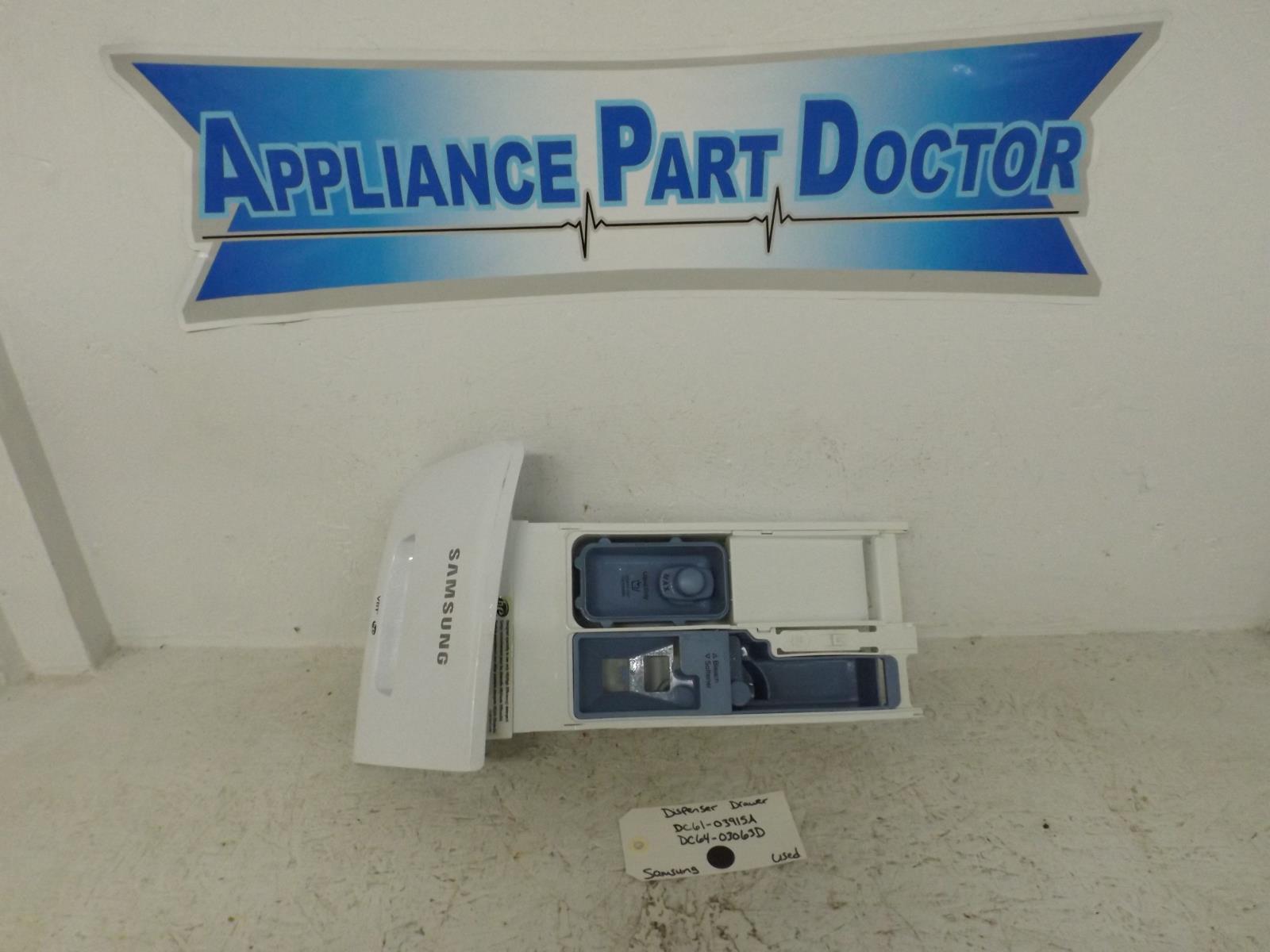 Samsung Washer DC61-03915A  DC64-03063D Dispenser Drawer Used