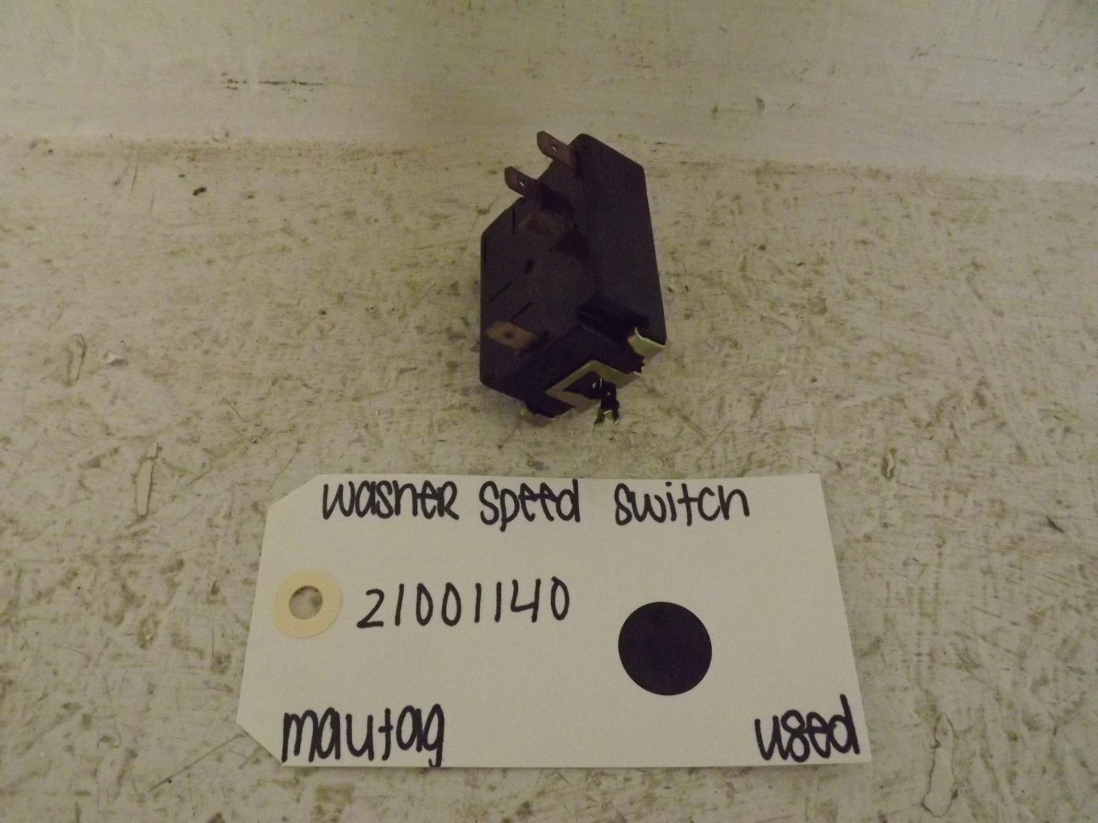 Maytag Washer 21001140 Speed Switch Used