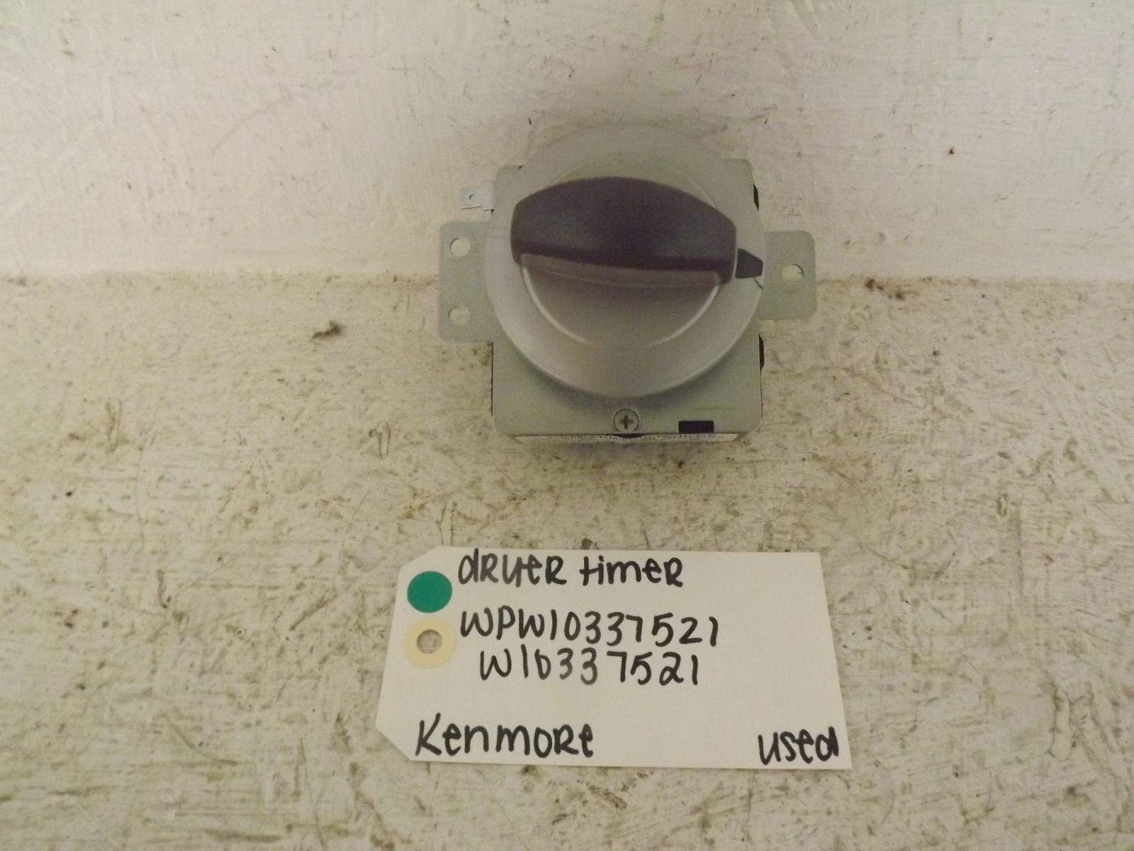 Kenmore Dryer WPW10337521 W10337521 Timer Used