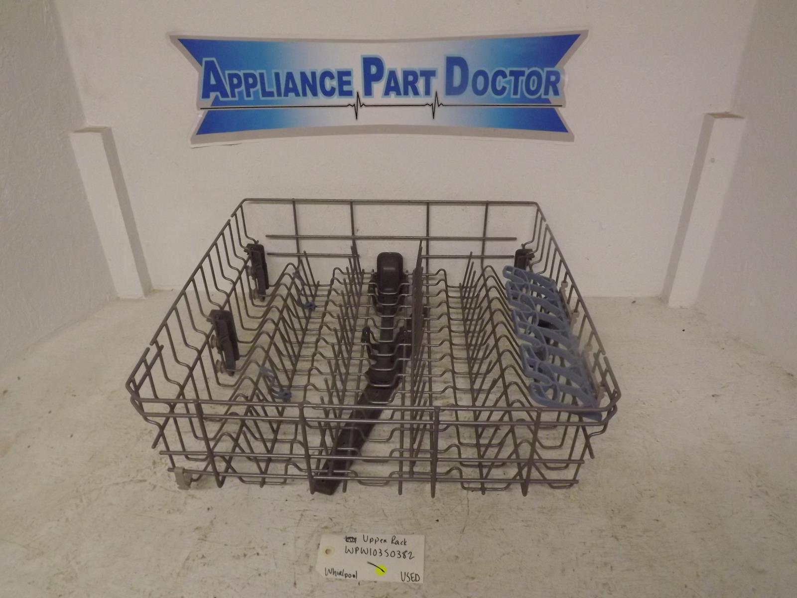 Whirlpool Dishwasher WPW10350382 Upper Rack Used