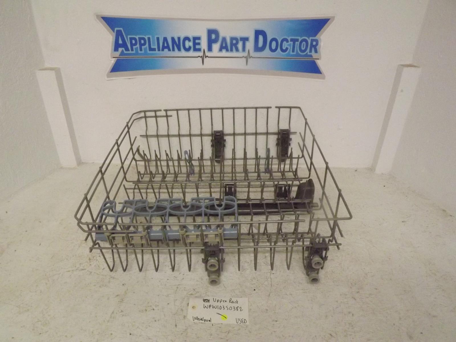 Whirlpool Dishwasher WPW10350382 Upper Rack Used