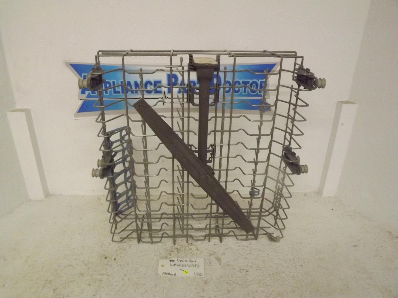Whirlpool Dishwasher WPW10350382 Upper Rack Used