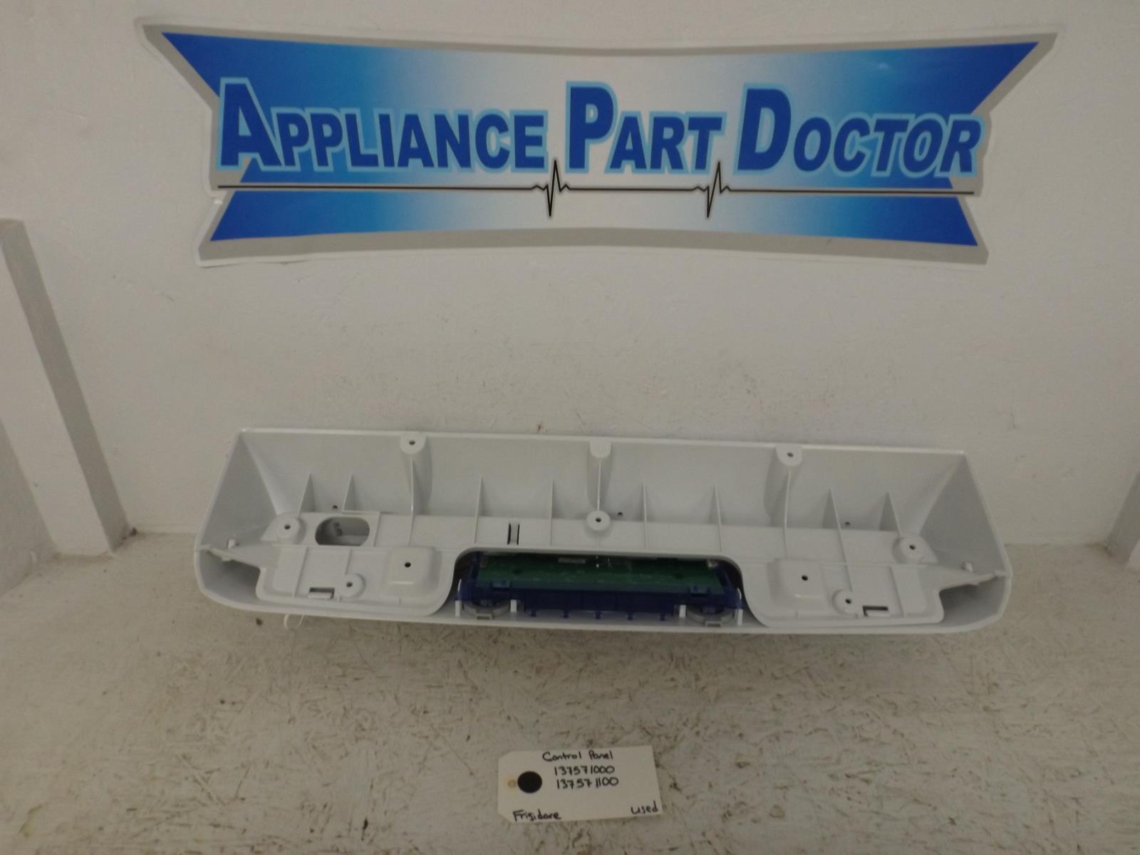 Frigidaire Washer 137571000  137571100 Control Panel Used