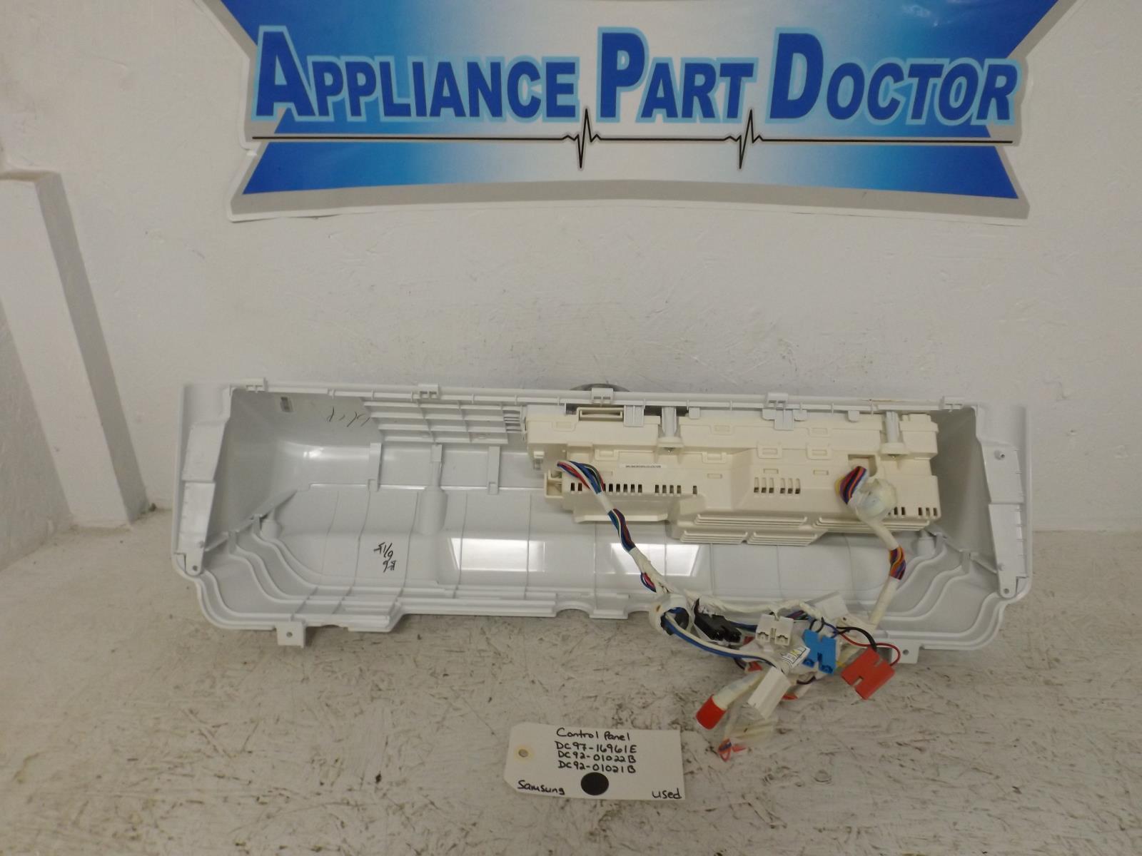 Samsung Washer DC97-16961E  DC92-01022B  DC92-01021B Control Panel Used