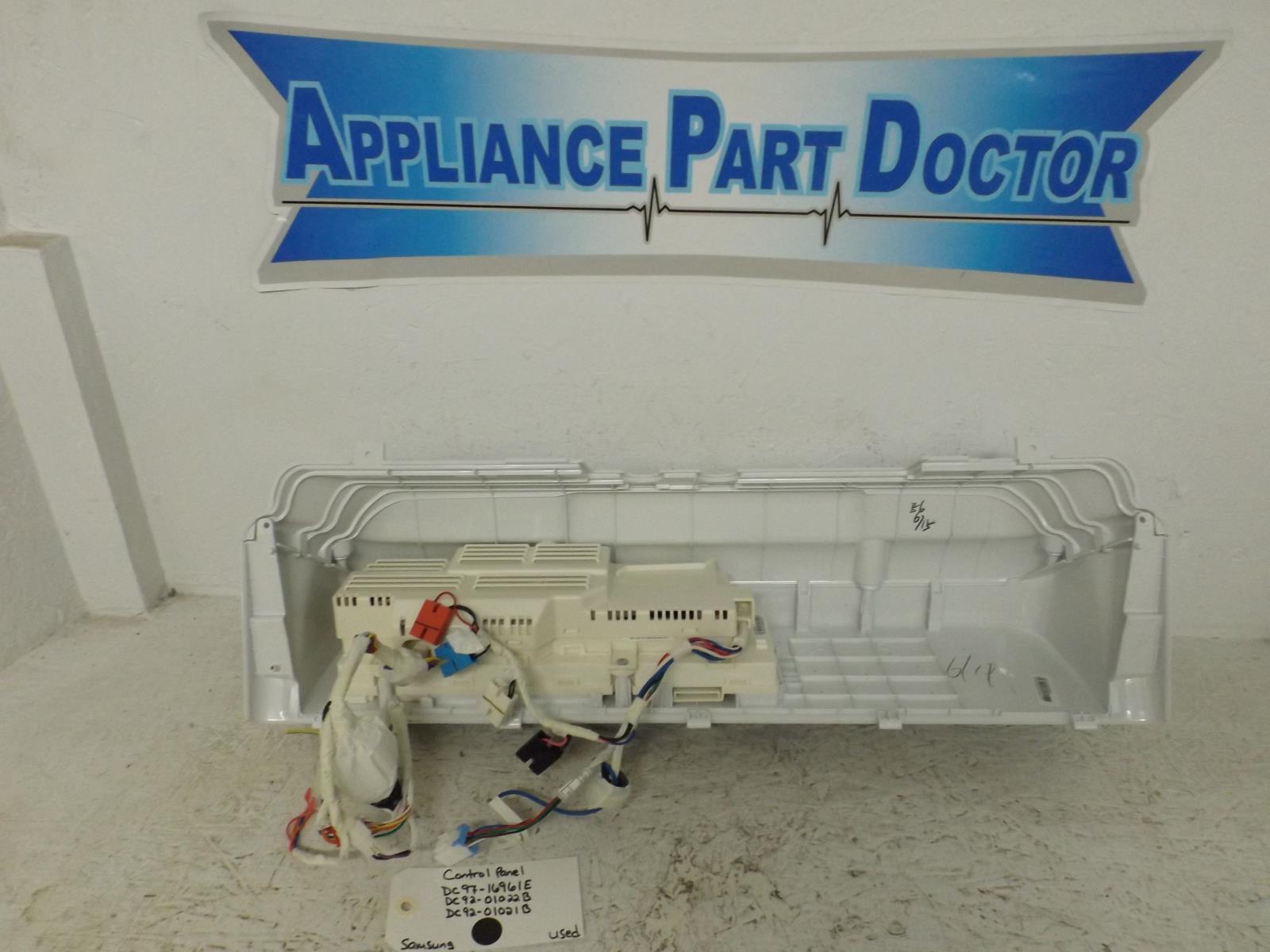 Samsung Washer DC97-16961E  DC92-01022B  DC92-01021B Control Panel Used