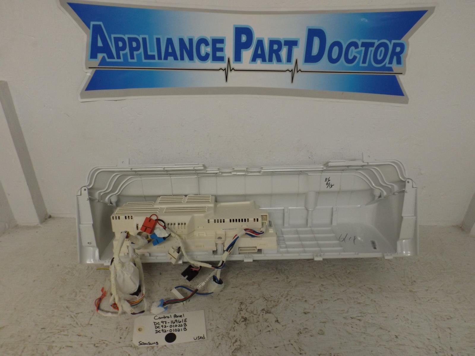 Samsung Washer DC97-16961E  DC92-01022B  DC92-01021B Control Panel Used