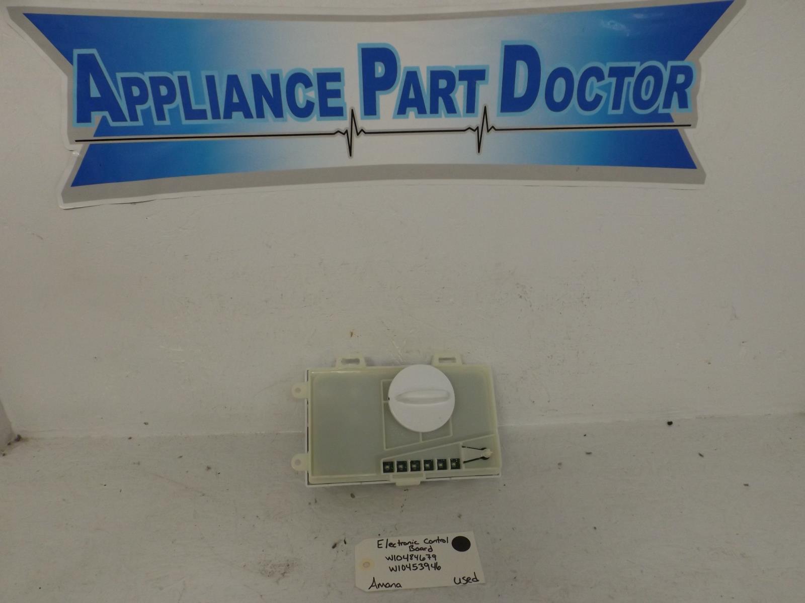 Amana Washer W10484679  W10453946 Electronic Control Board Used