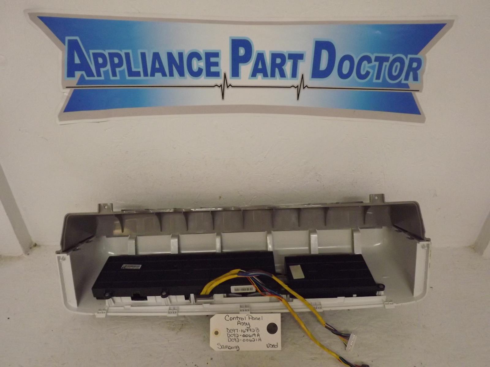 Samsung Washer DC97-16772B  DC92-00619A  DC92-00621A Control Panel Assembly Used