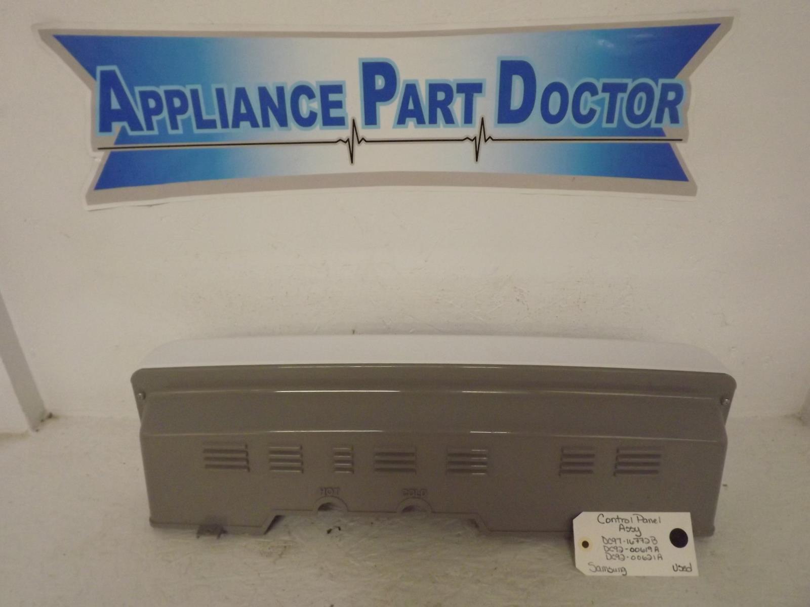 Samsung Washer DC97-16772B  DC92-00619A  DC92-00621A Control Panel Assembly Used