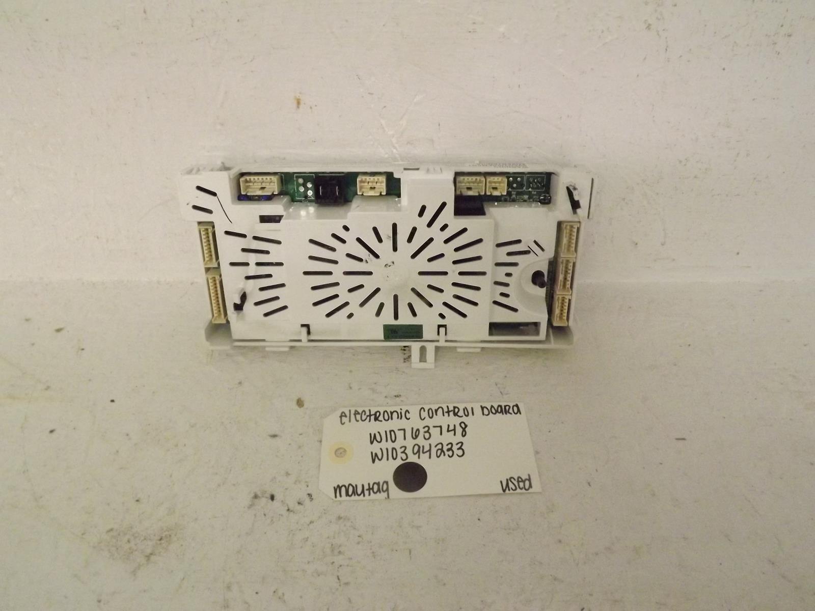 Maytag Washer W10763748 W10394233 Electronic Control Board Used
