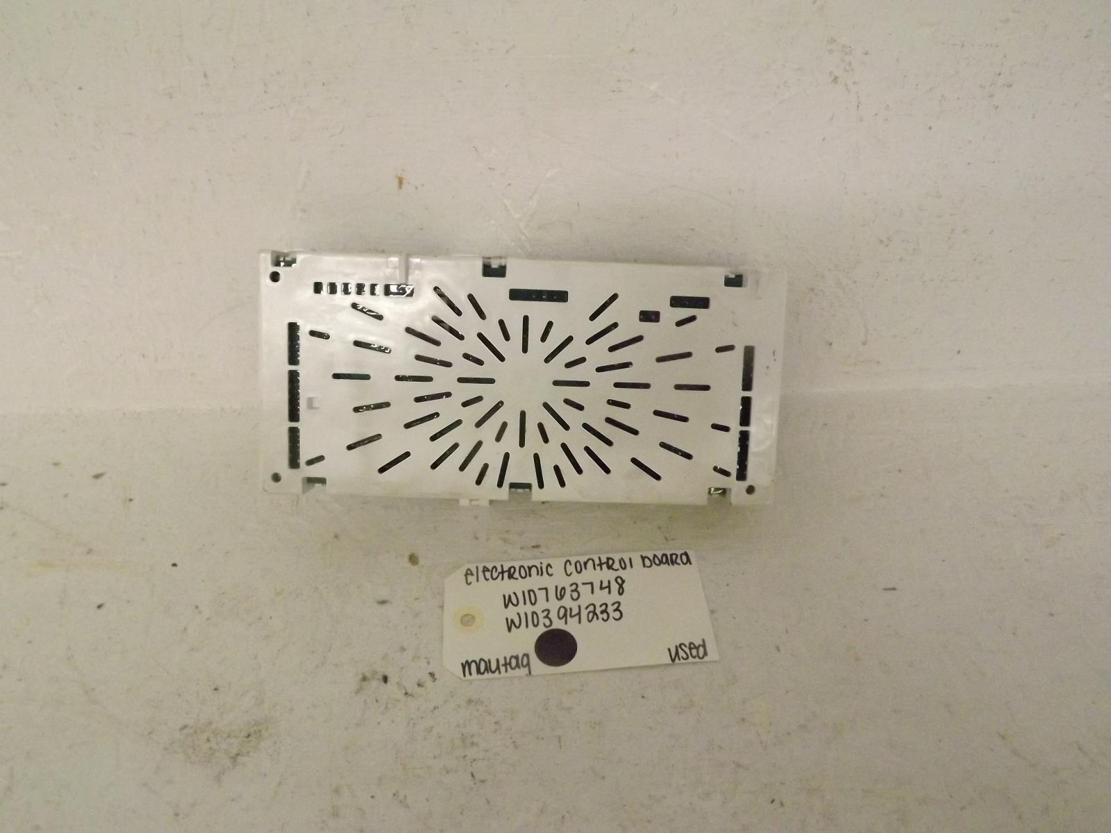 Maytag Washer W10763748 W10394233 Electronic Control Board Used