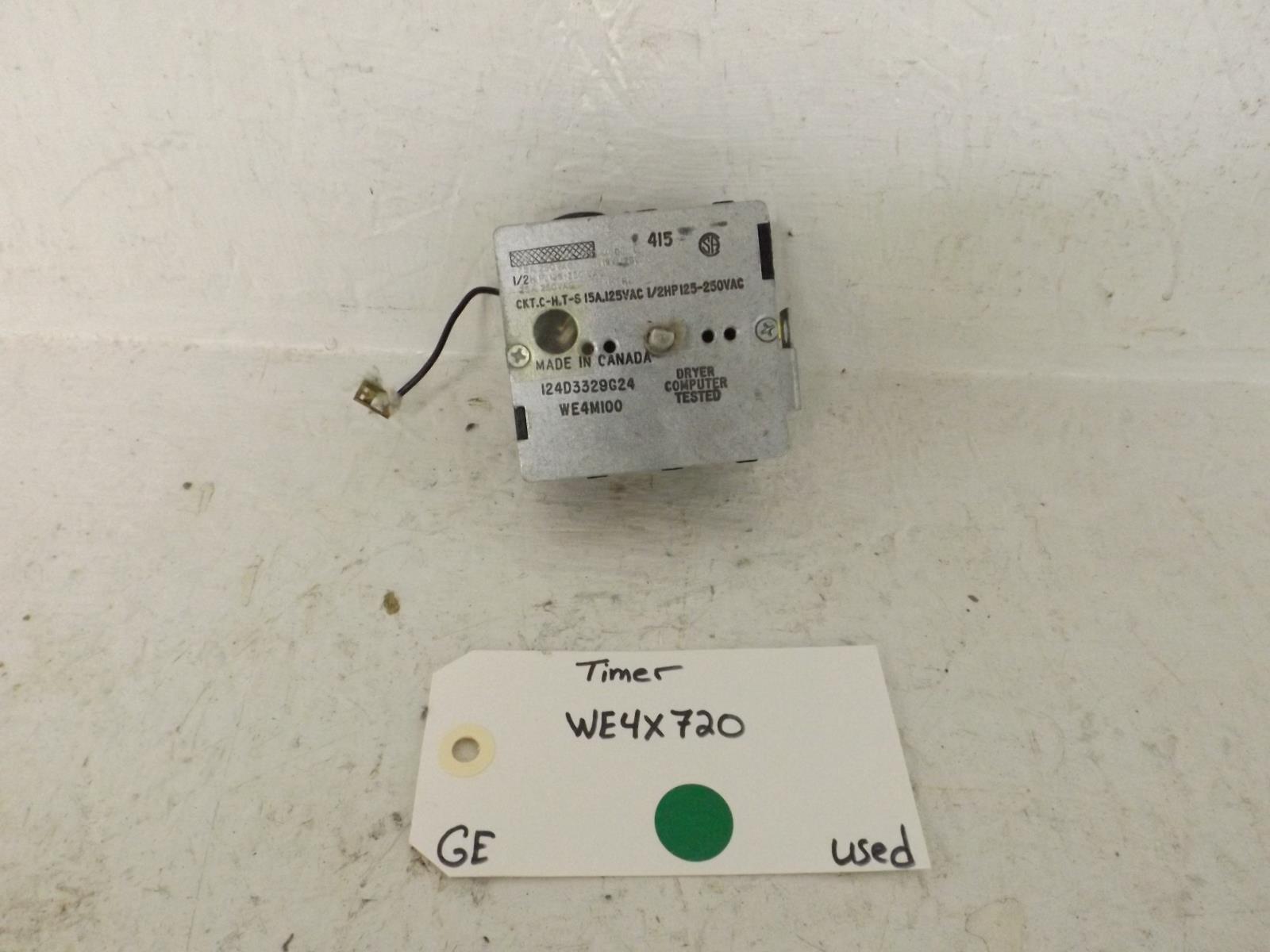 GE Dryer WE4X720 Timer Used